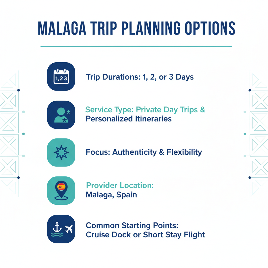 Infographic: Malaga Trip Planning Options