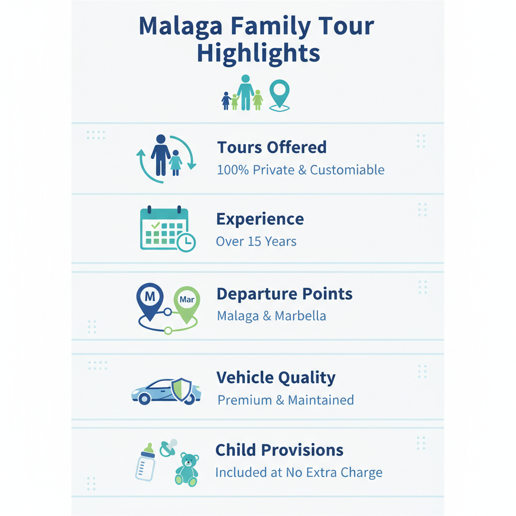 Infographic: Malaga Family Tour Highlights