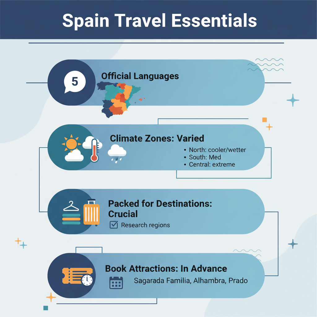 Infographic: Top Tips for Traveling in Spain for the First Time