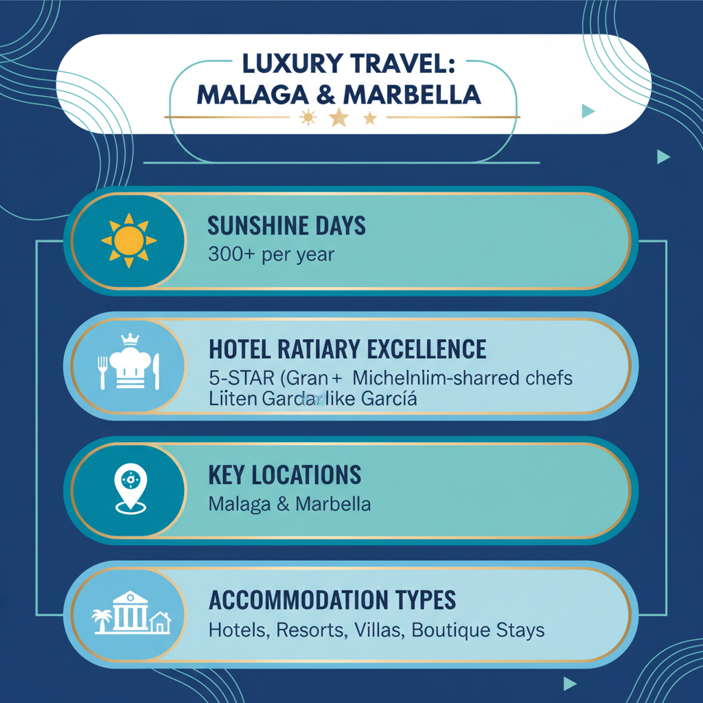 Infographic: The Ultimate Guide to Luxury Accommodations in Malaga and Marbella