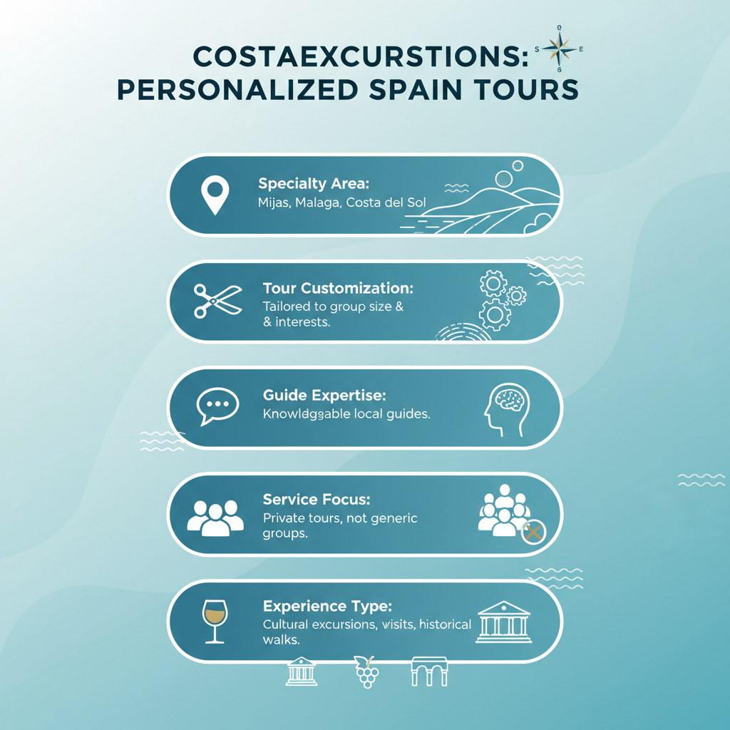 Infographic: Private tours with Costaexcursions from Malaga or Marbella