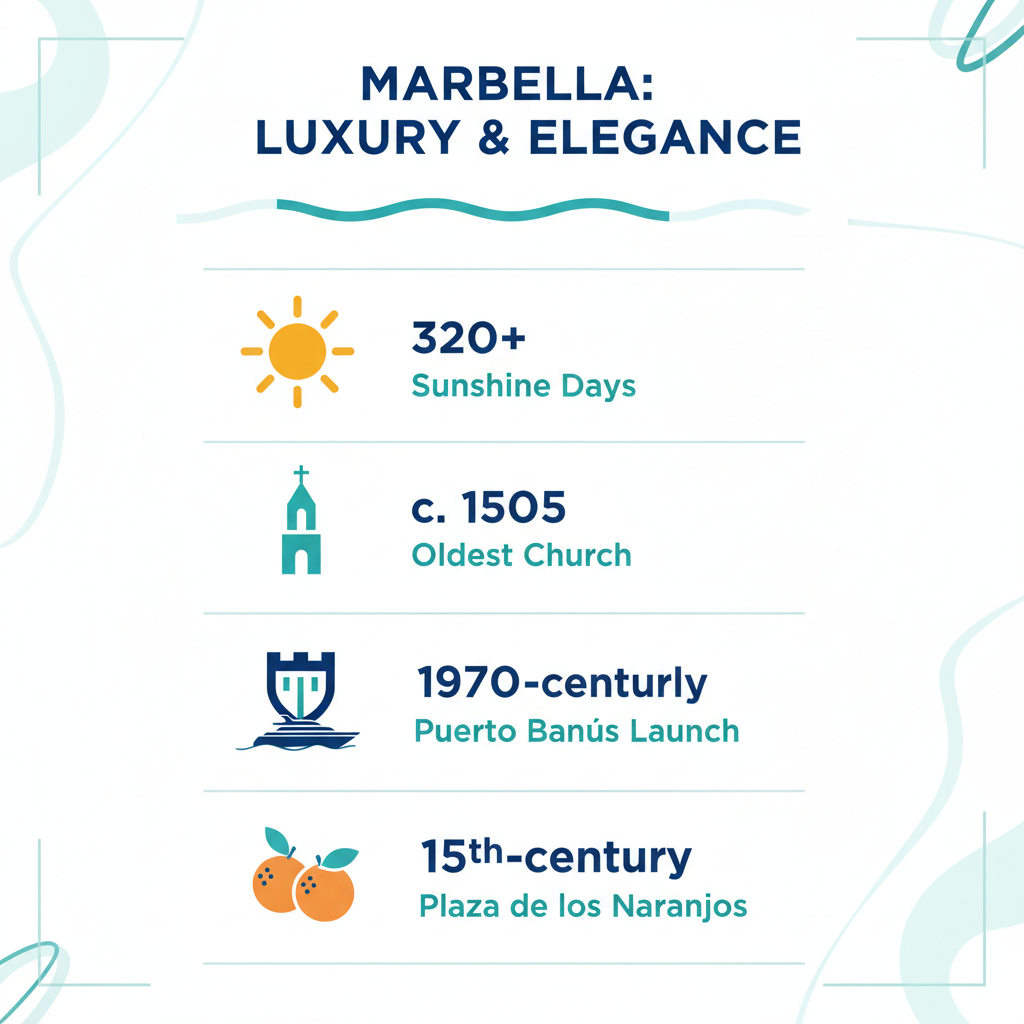 Infographic: Marbella: Spain’s Mediterranean Jewel of Luxury and Elegance
