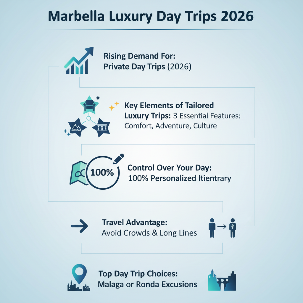 Infographic: Best Private Day Trips from Marbella (Luxury Options for 2026)