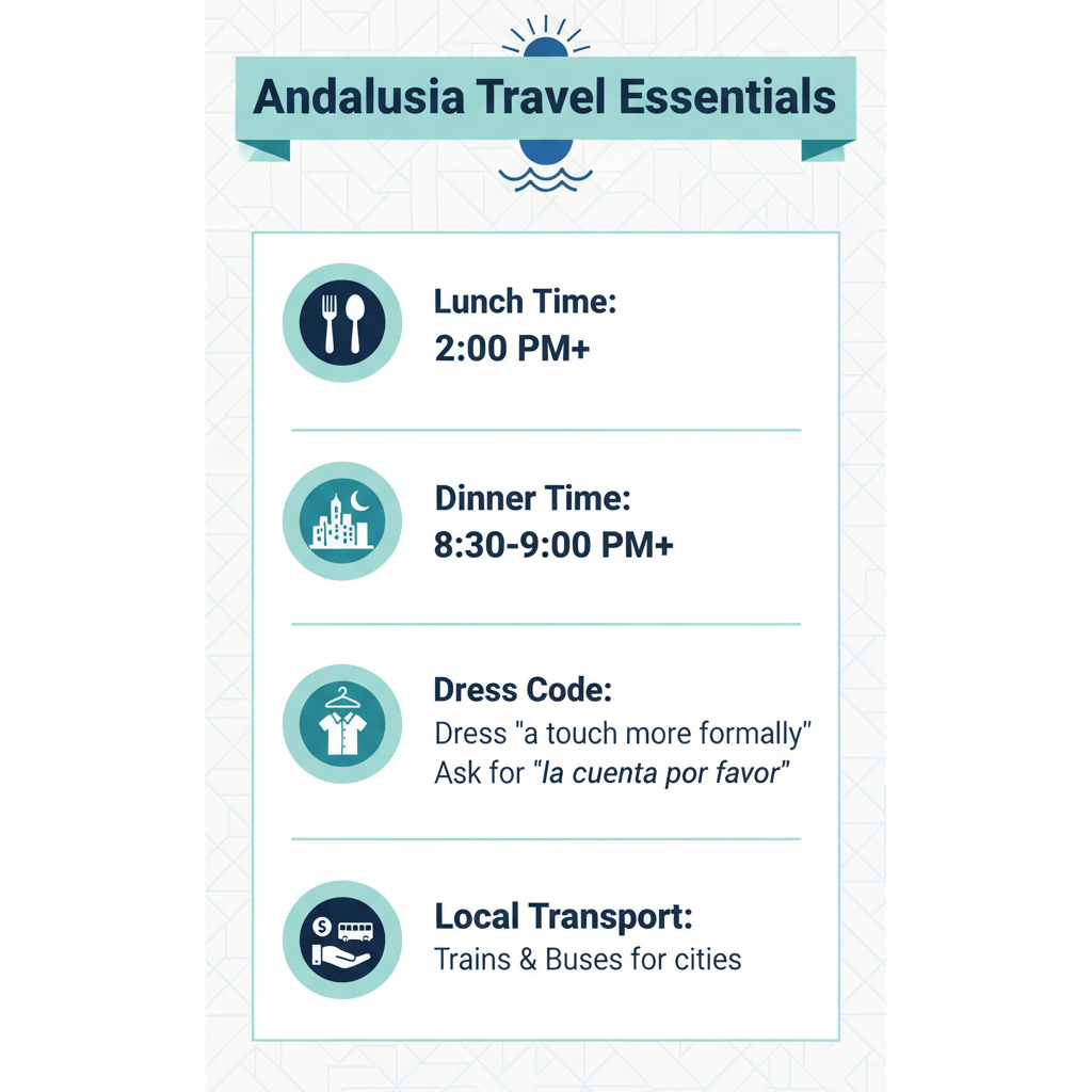Infographic: Spain Travel Tips for Americans Visiting Andalusia